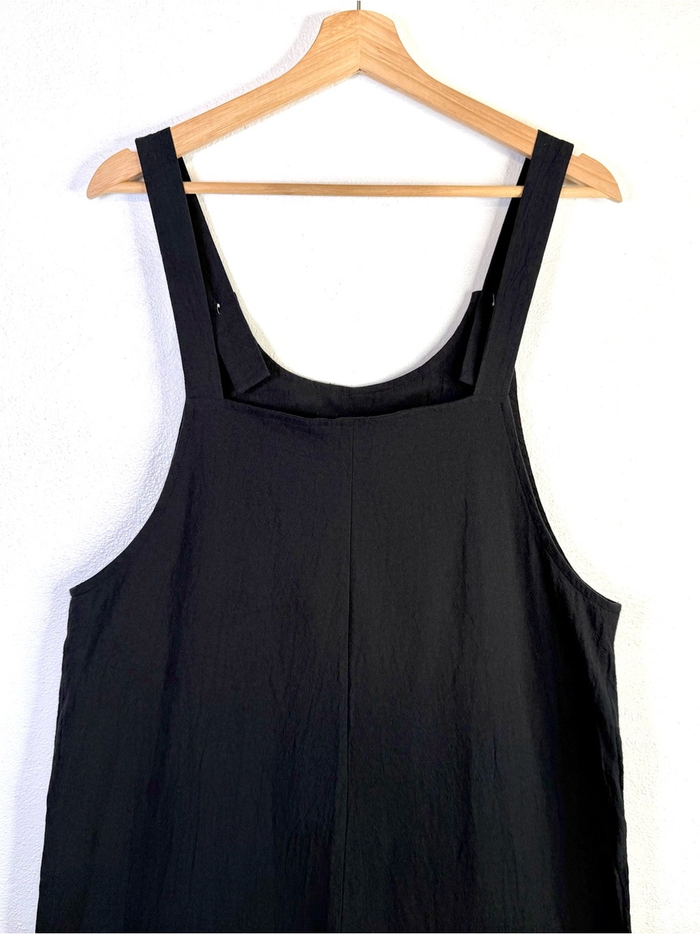 Cupshe Women's Raven Tapered Pinafore Jumpsuit Overalls in Black Size Medium - Picture 12 of 16